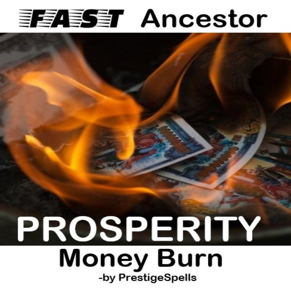 FAST Ancestor Money Burn Ritual and Memorial Offering Service - Prosperity